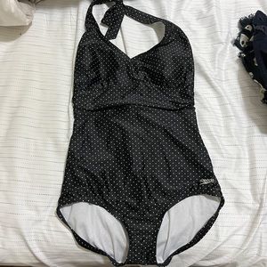 Speedo polka dot swim suit